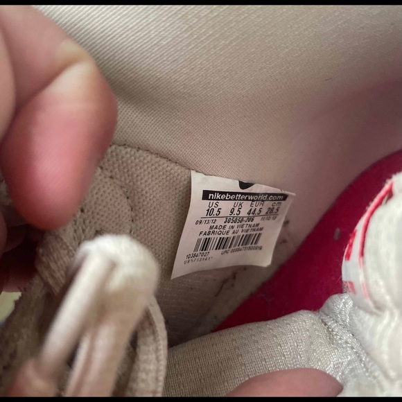 Size 10.5 Nike Sb Dunk High Birch Hyper Red - Picture 6 of 7